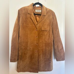 Vintage Jofama Malung Sweden Suede Coat